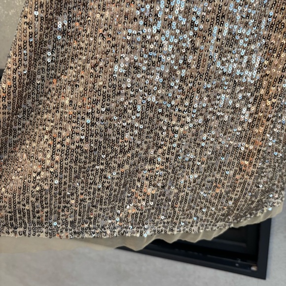 Free People Gold Mini Dress - Picture 8 of 15